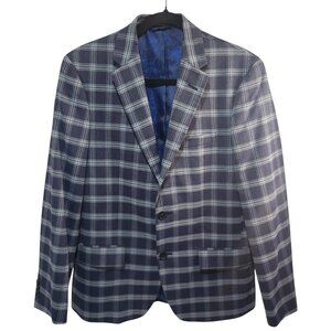 Ben Sherman Sport Coat Preppy Old Money Men's Navy Blazer Size Classic Style